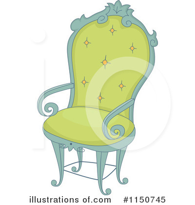 Royalty-Free (RF) Chair Clipart Illustration by BNP Design Studio - Stock Sample #1150745