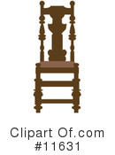 Chair Clipart #11631 by AtStockIllustration