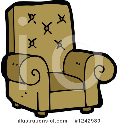 Royalty-Free (RF) Chair Clipart Illustration by lineartestpilot - Stock Sample #1242939