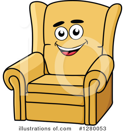 Royalty-Free (RF) Chair Clipart Illustration by Vector Tradition SM - Stock Sample #1280053