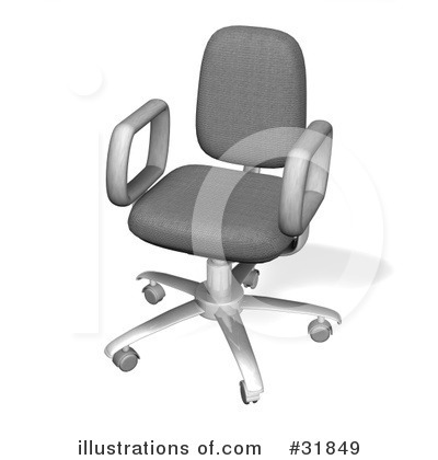 Arm Chair Clipart #31849 by AtStockIllustration