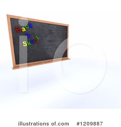 Royalty-Free (RF) Chalk Board Clipart Illustration by KJ Pargeter - Stock Sample #1209887