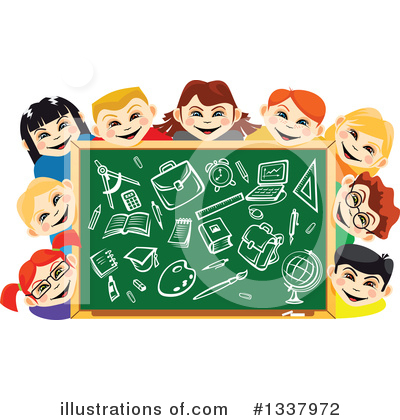 Royalty-Free (RF) Chalkboard Clipart Illustration by Vector Tradition SM - Stock Sample #1337972