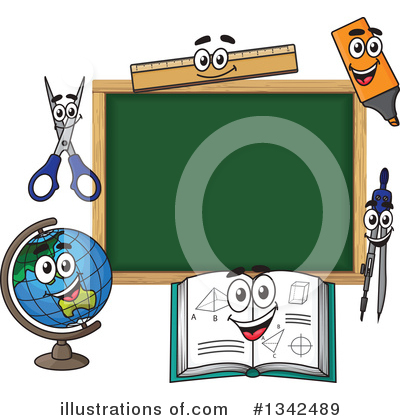 Chalkboard Clipart #1342489 by Vector Tradition SM