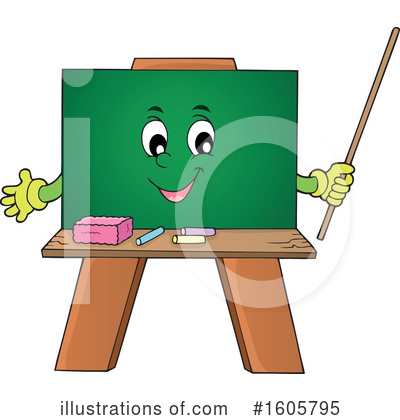 Royalty-Free (RF) Chalkboard Clipart Illustration by visekart - Stock Sample #1605795