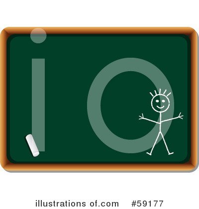 Royalty-Free (RF) Chalkboard Clipart Illustration by elaineitalia - Stock Sample #59177