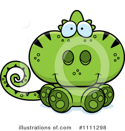 Royalty-Free (RF) Chameleon Clipart Illustration by Cory Thoman - Stock Sample #1111298