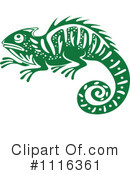 Chameleon Clipart #1116361 by Vector Tradition SM