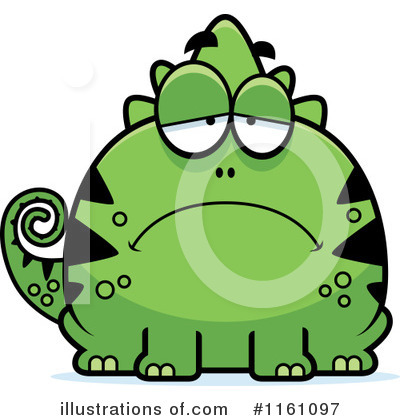 Chameleon Clipart #1161097 by Cory Thoman
