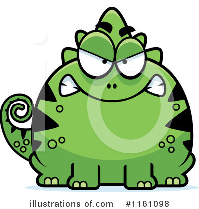Chameleon Clipart #1161098 by Cory Thoman