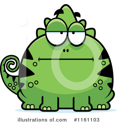 Chameleon Clipart #1161103 by Cory Thoman