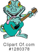 Chameleon Clipart #1280378 by Dennis Holmes Designs