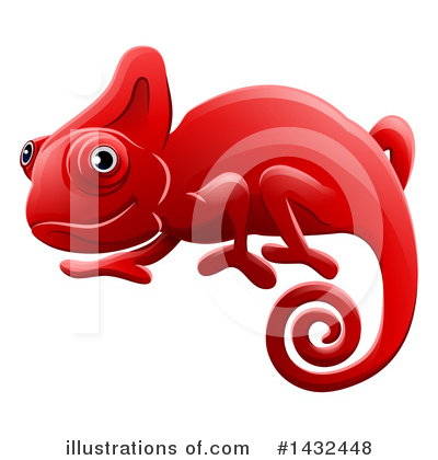 Royalty-Free (RF) Chameleon Clipart Illustration by AtStockIllustration - Stock Sample #1432448