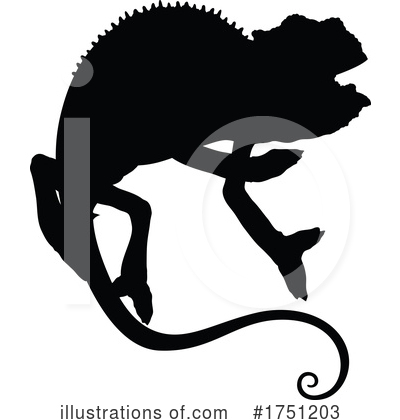 Royalty-Free (RF) Chameleon Clipart Illustration by Vector Tradition SM - Stock Sample #1751203