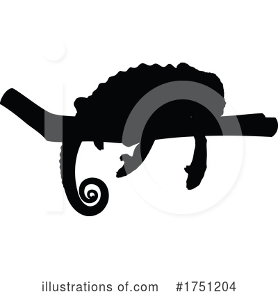 Royalty-Free (RF) Chameleon Clipart Illustration by Vector Tradition SM - Stock Sample #1751204