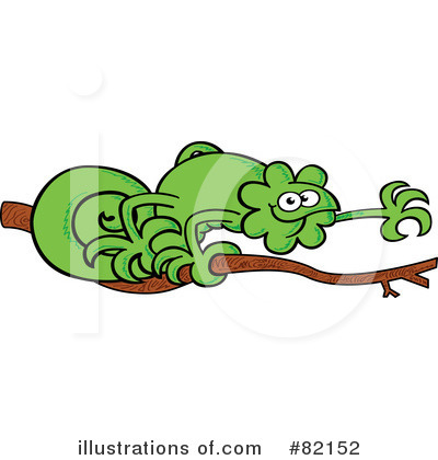 Royalty-Free (RF) Chameleon Clipart Illustration by Zooco - Stock Sample #82152