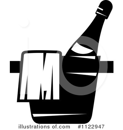 Royalty-Free (RF) Champagne Clipart Illustration by Vector Tradition SM - Stock Sample #1122947