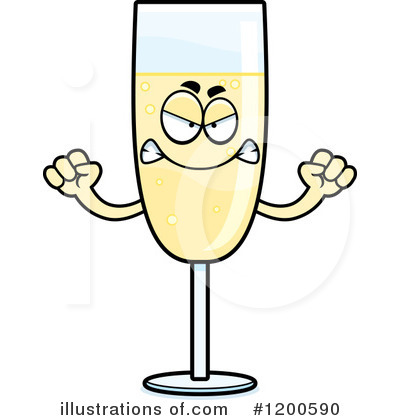 Royalty-Free (RF) Champagne Clipart Illustration by Cory Thoman - Stock Sample #1200590