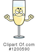 Champagne Clipart #1200590 by Cory Thoman