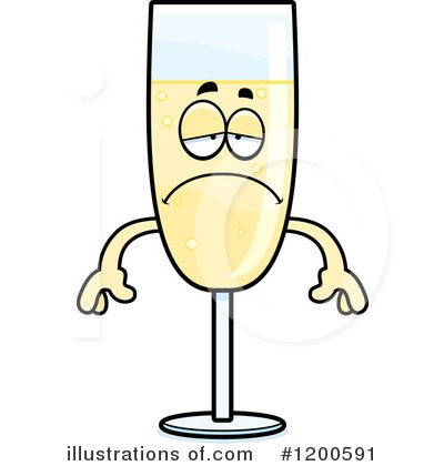 Champagne Clipart #1200591 by Cory Thoman
