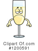 Champagne Clipart #1200591 by Cory Thoman