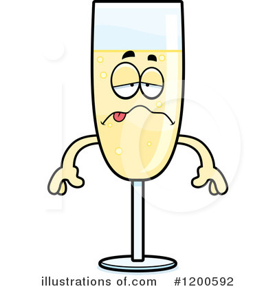 Champagne Clipart #1200592 by Cory Thoman