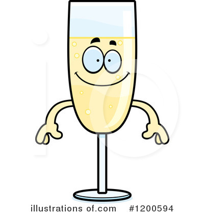 Royalty-Free (RF) Champagne Clipart Illustration by Cory Thoman - Stock Sample #1200594