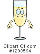 Champagne Clipart #1200594 by Cory Thoman