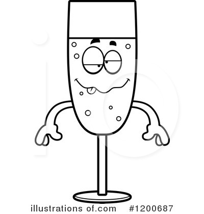 Royalty-Free (RF) Champagne Clipart Illustration by Cory Thoman - Stock Sample #1200687