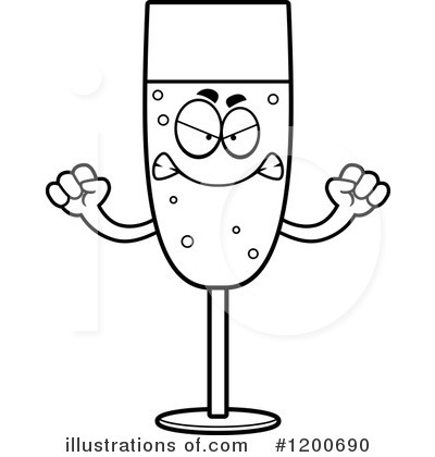 Champagne Clipart #1200690 by Cory Thoman