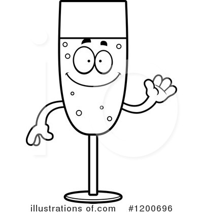 Champagne Clipart #1200696 by Cory Thoman
