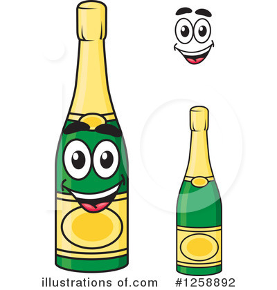 Royalty-Free (RF) Champagne Clipart Illustration by Vector Tradition SM - Stock Sample #1258892