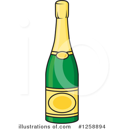 Royalty-Free (RF) Champagne Clipart Illustration by Vector Tradition SM - Stock Sample #1258894