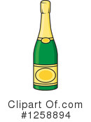 Champagne Clipart #1258894 by Vector Tradition SM