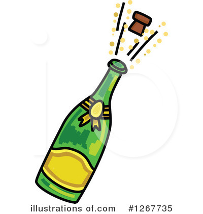 Champagne Bottle Clipart #1267735 by Prawny