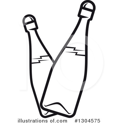 Royalty-Free (RF) Champagne Clipart Illustration by Vector Tradition SM - Stock Sample #1304575