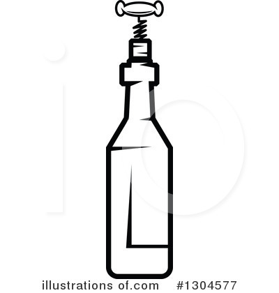 Royalty-Free (RF) Champagne Clipart Illustration by Vector Tradition SM - Stock Sample #1304577