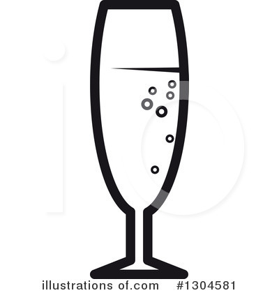 Champagne Clipart #1304581 by Vector Tradition SM