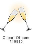 Champagne Clipart #19910 by AtStockIllustration