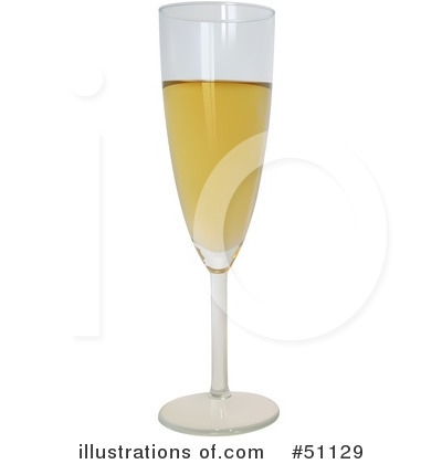 Royalty-Free (RF) Champagne Clipart Illustration by dero - Stock Sample #51129