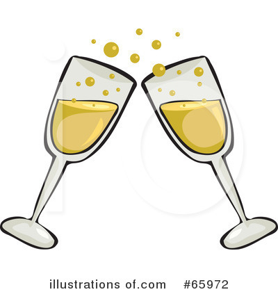 Royalty-Free (RF) Champagne Clipart Illustration by Prawny - Stock Sample #65972