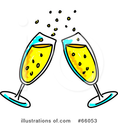 Royalty-Free (RF) Champagne Clipart Illustration by Prawny - Stock Sample #66053