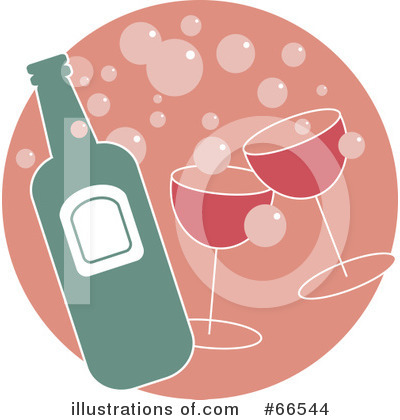 Royalty-Free (RF) Champagne Clipart Illustration by Prawny - Stock Sample #66544