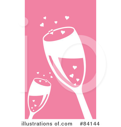 Royalty-Free (RF) Champagne Clipart Illustration by Rosie Piter - Stock Sample #84144
