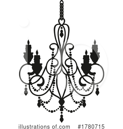 Chandelier Clipart #1780715 by Vector Tradition SM