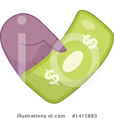 Donation Clipart #1415883 by BNP Design Studio