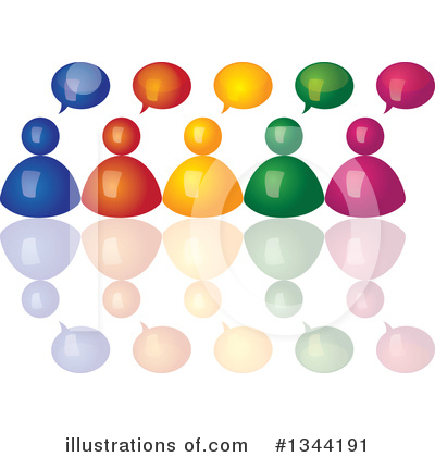 Royalty-Free (RF) Chat Balloon Clipart Illustration by ColorMagic - Stock Sample #1344191