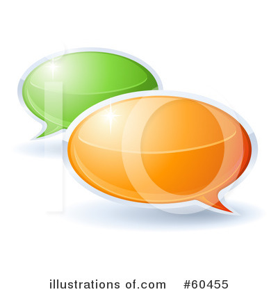 Royalty-Free (RF) Chat Box Clipart Illustration by Oligo - Stock Sample #60455