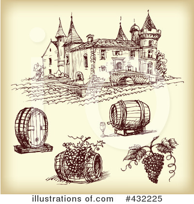 Royalty-Free (RF) Chateau Clipart Illustration by Eugene - Stock Sample #432225