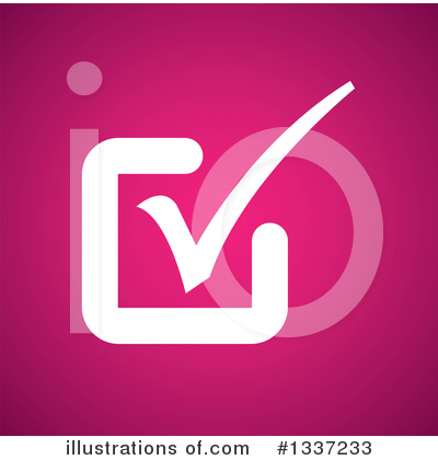 Royalty-Free (RF) Check Mark Clipart Illustration by ColorMagic - Stock Sample #1337233